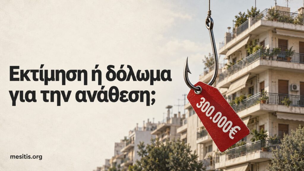 Εκτίμηση ή δόλωμα για την ανάθεση;