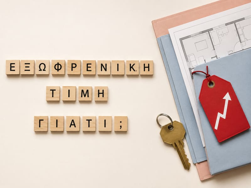 Γιατί τόσα μεσιτικά γραφεία αναλαμβάνουν ακίνητα σε εξωφρενικές τιμές;